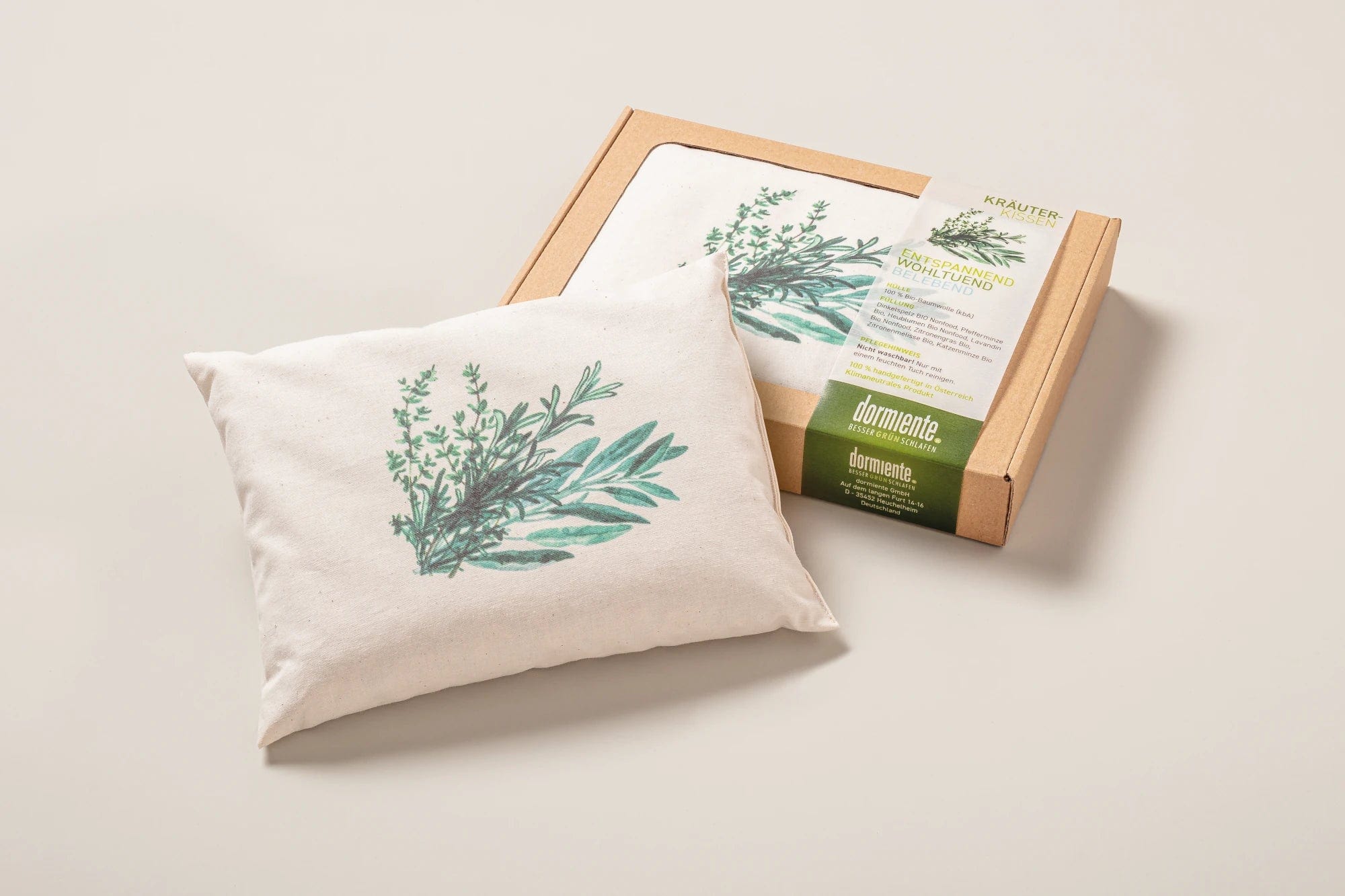 Dormiente Bio Duftkissen mit natürlichen Füllungen