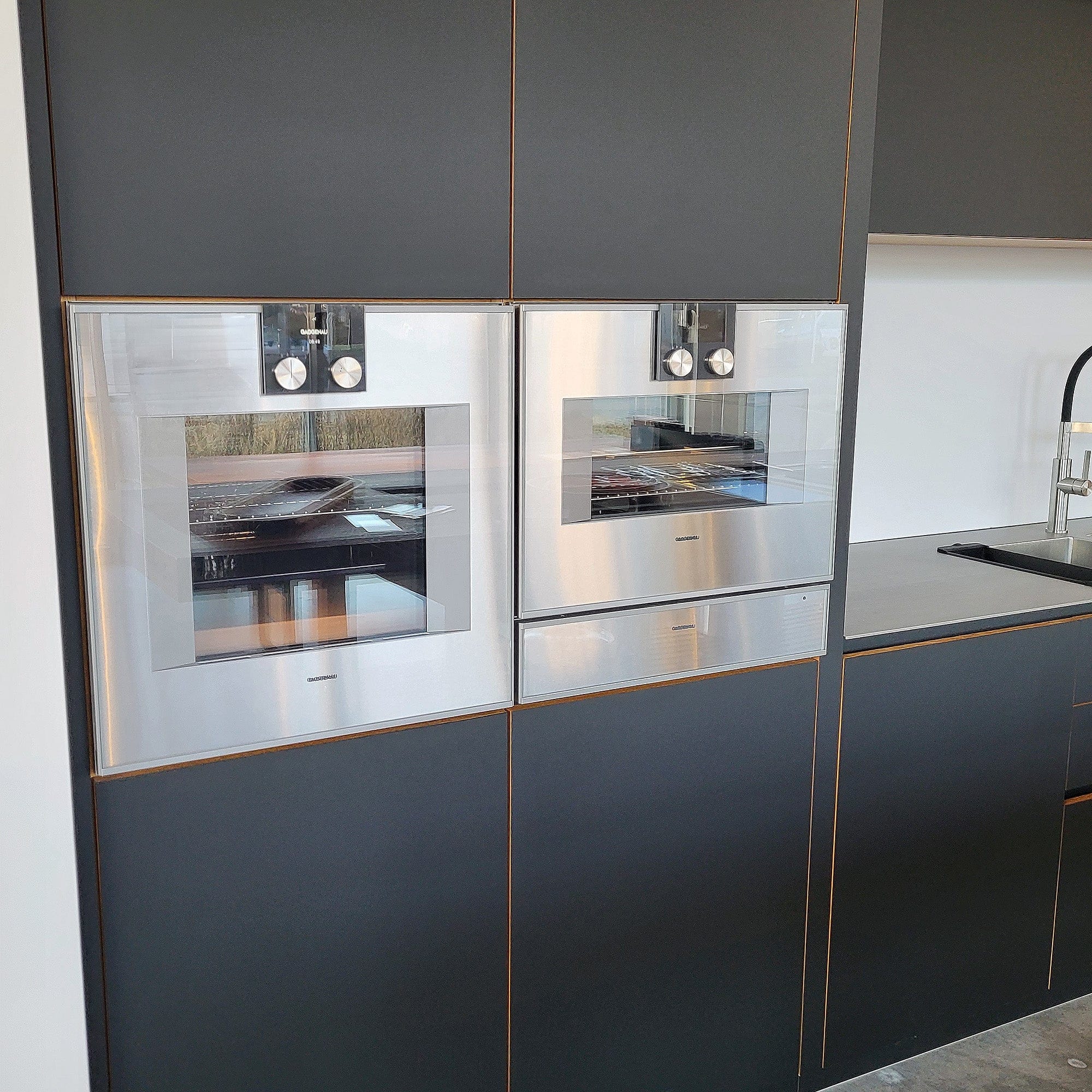 Holzmanufaktur Gaggenau Backofen Serie 400 mit Backstein