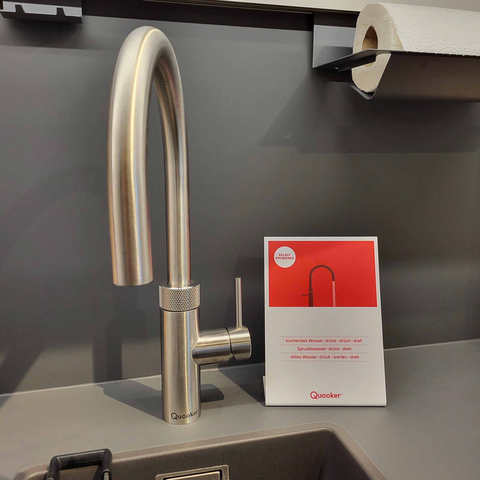 Holzmanufaktur Quooker Pro 3 mit Cube