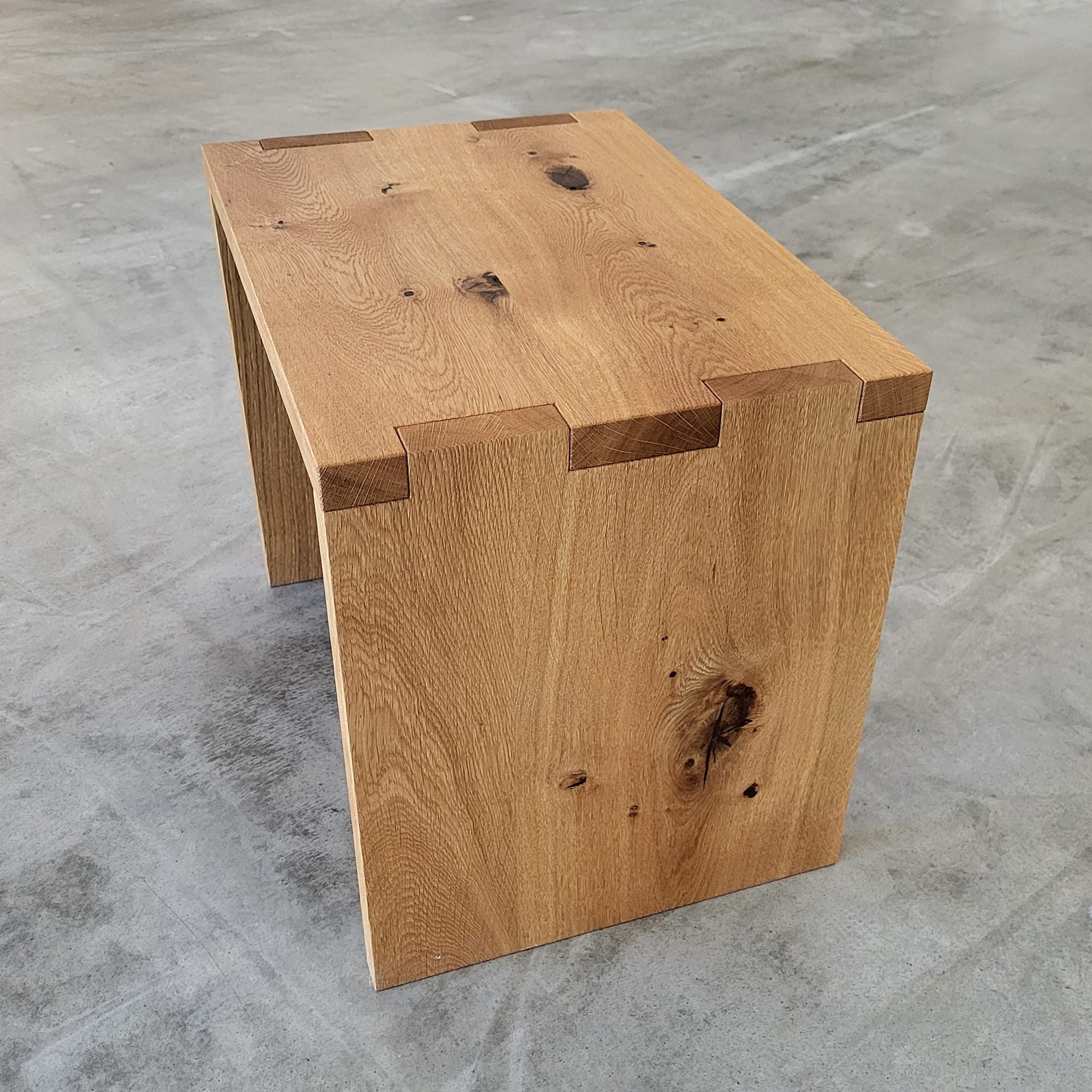 Holzmanufaktur Beistelltisch NAP XL PUR Wildeiche Beistelltisch NAP XL PUR Wildeiche