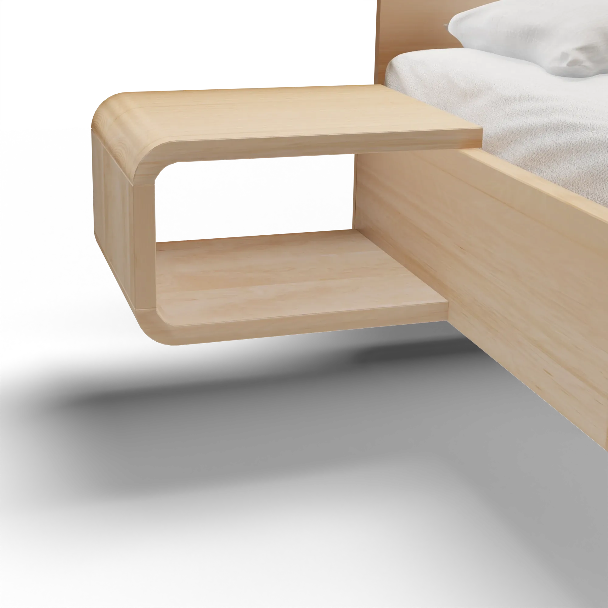 Holzmanufaktur COM:CI Nachttisch hängend Ahorn / 21 cm