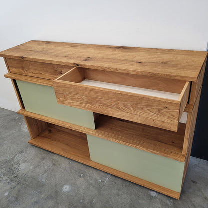 Holzmanufaktur Regalsystem IQ Highboard Wildeiche gebürstet