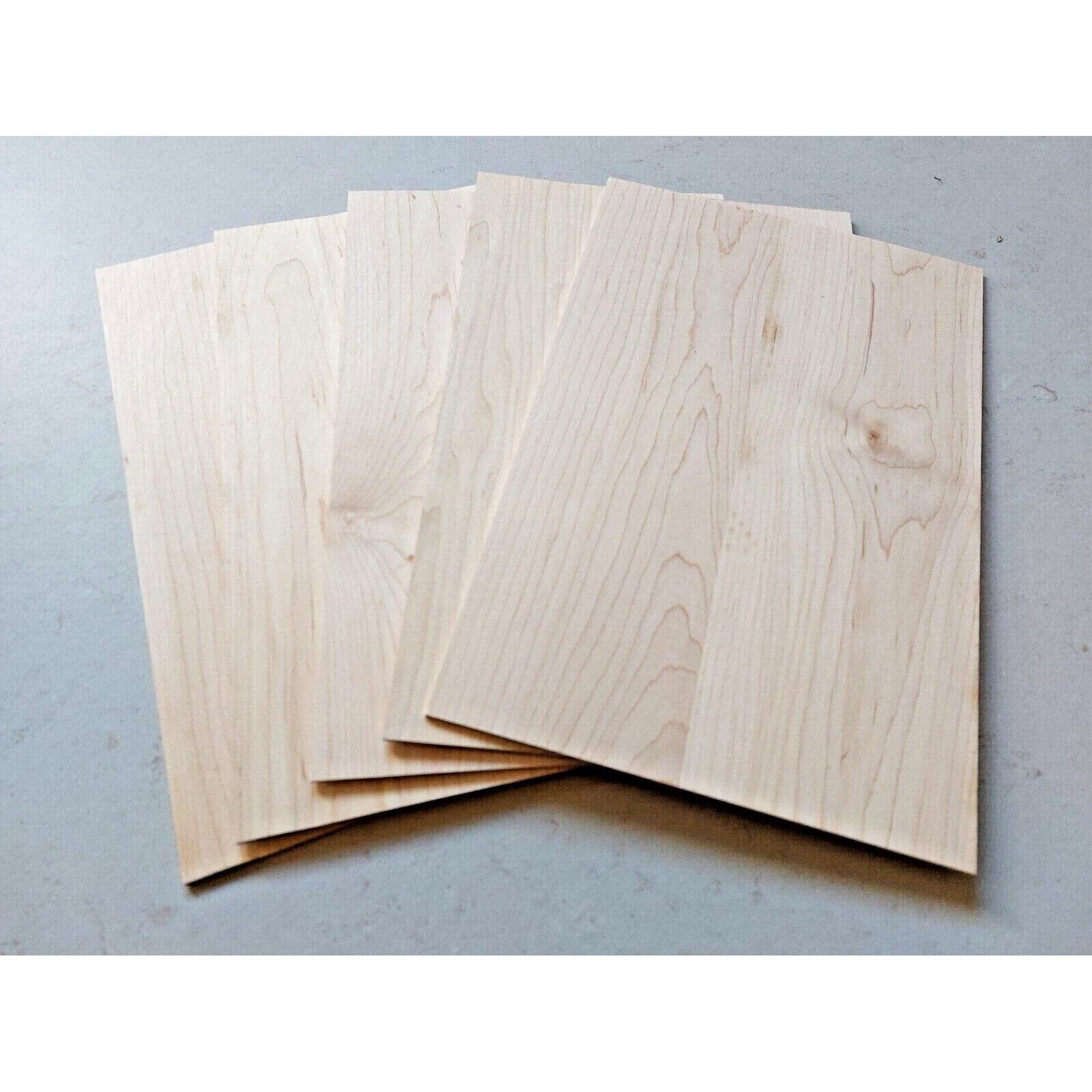 Holzmanufaktur Sägefurnier Dickfurnier Starkfurnier 3 mm und 4mm Ahorn