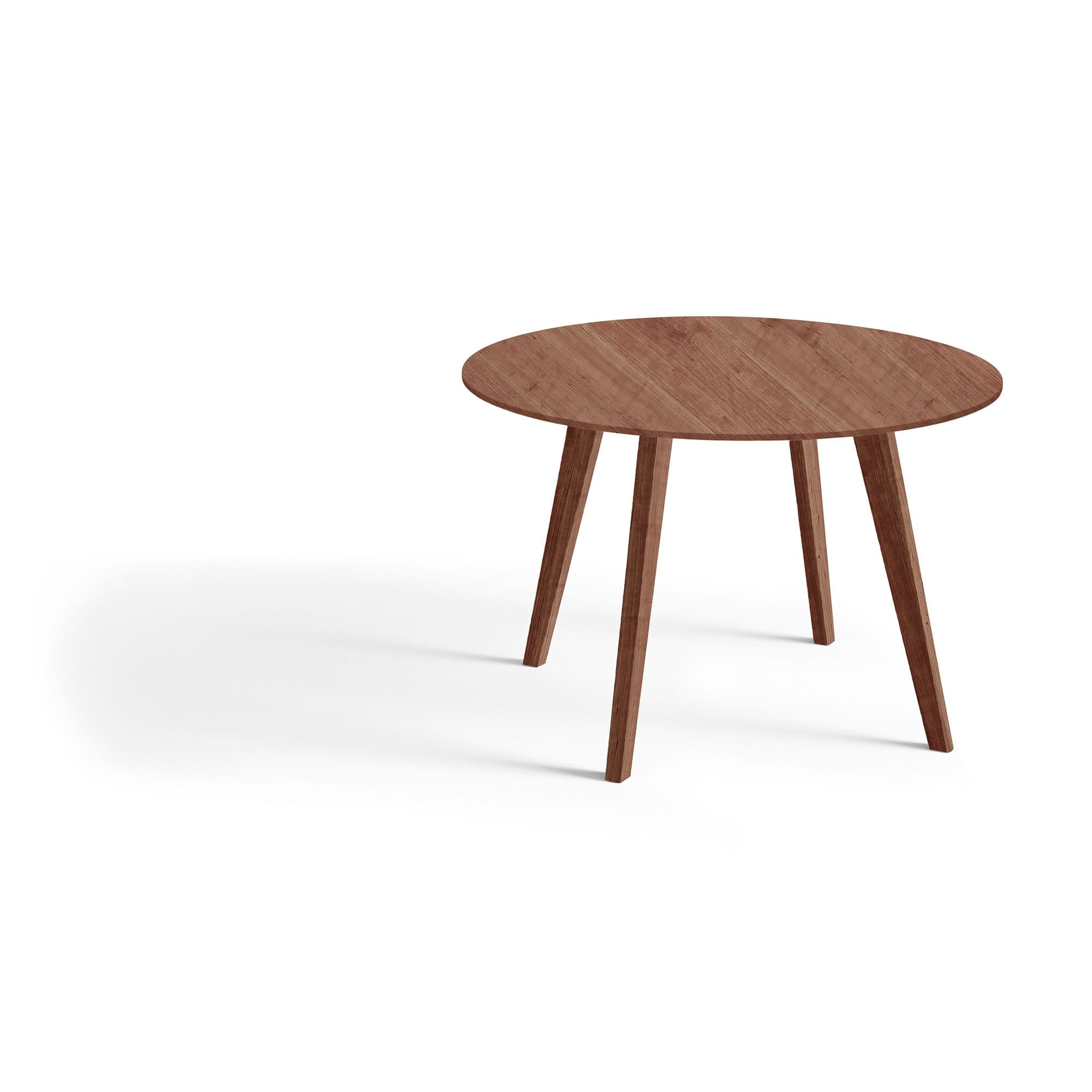 Runder Massivholztisch aus Kirschbaum