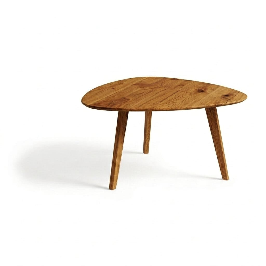 Holzmanufaktur MARTO Massivholztisch Plektrum Wildeiche / 119 x 117 cm
