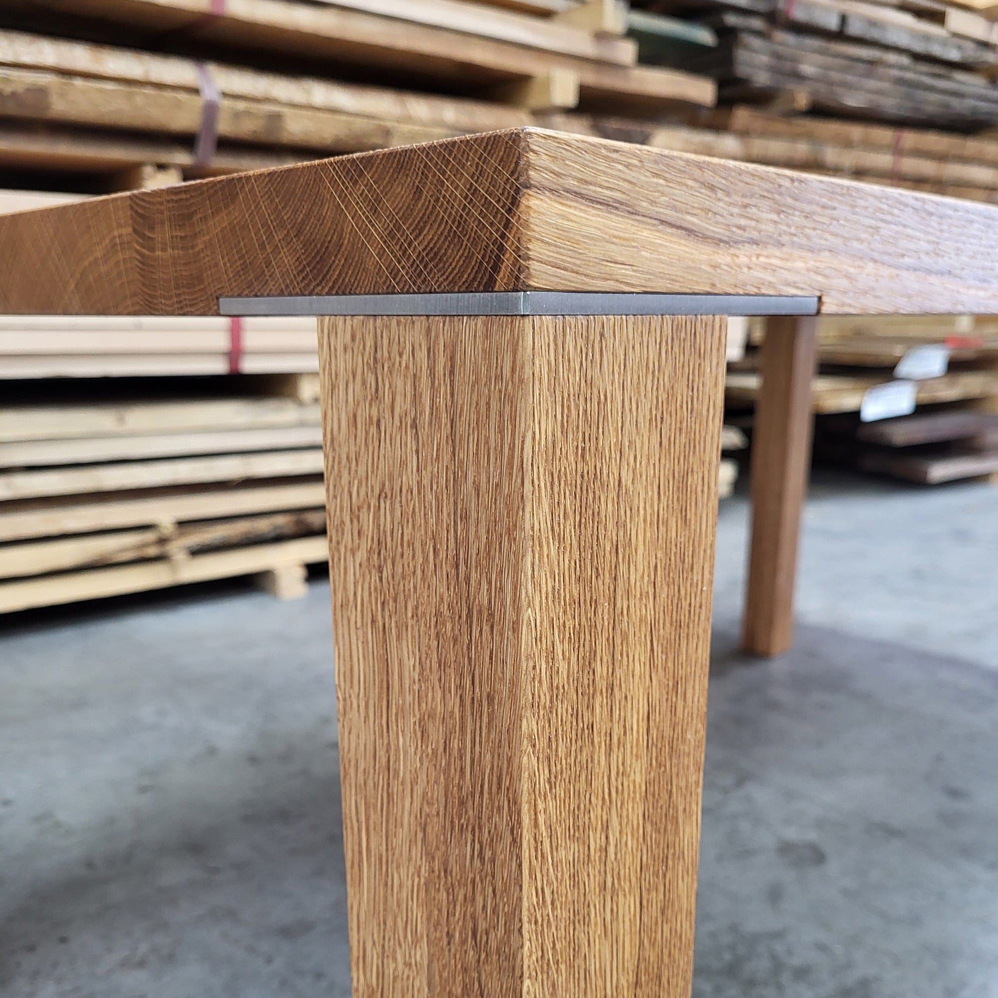 Holzmanufaktur Tisch PLAIN Massivholztisch Wildeiche 180 x 100 cm