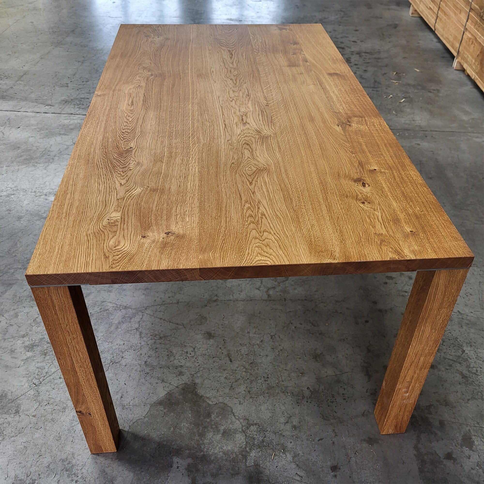 Holzmanufaktur Tisch PLAIN Massivholztisch Wildeiche 180 x 100 cm