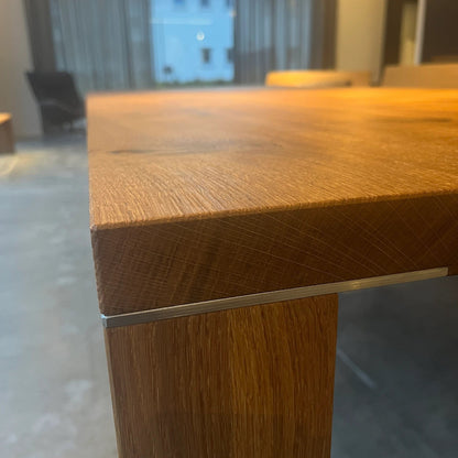 Holzmanufaktur Tisch PLAIN Massivholztisch Wildeiche LxBxH: 240 x 100 x 75 cm