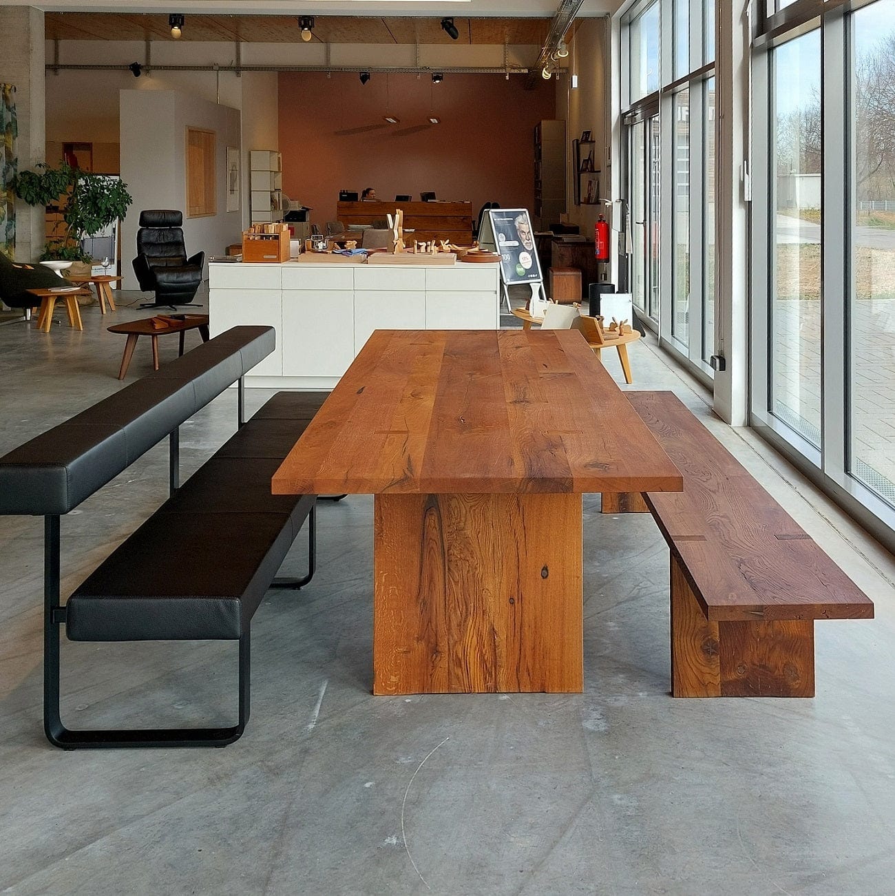 Holzmanufaktur Tisch ZEN/10 Tisch aus Eiche Altholz 260x100x75 cm