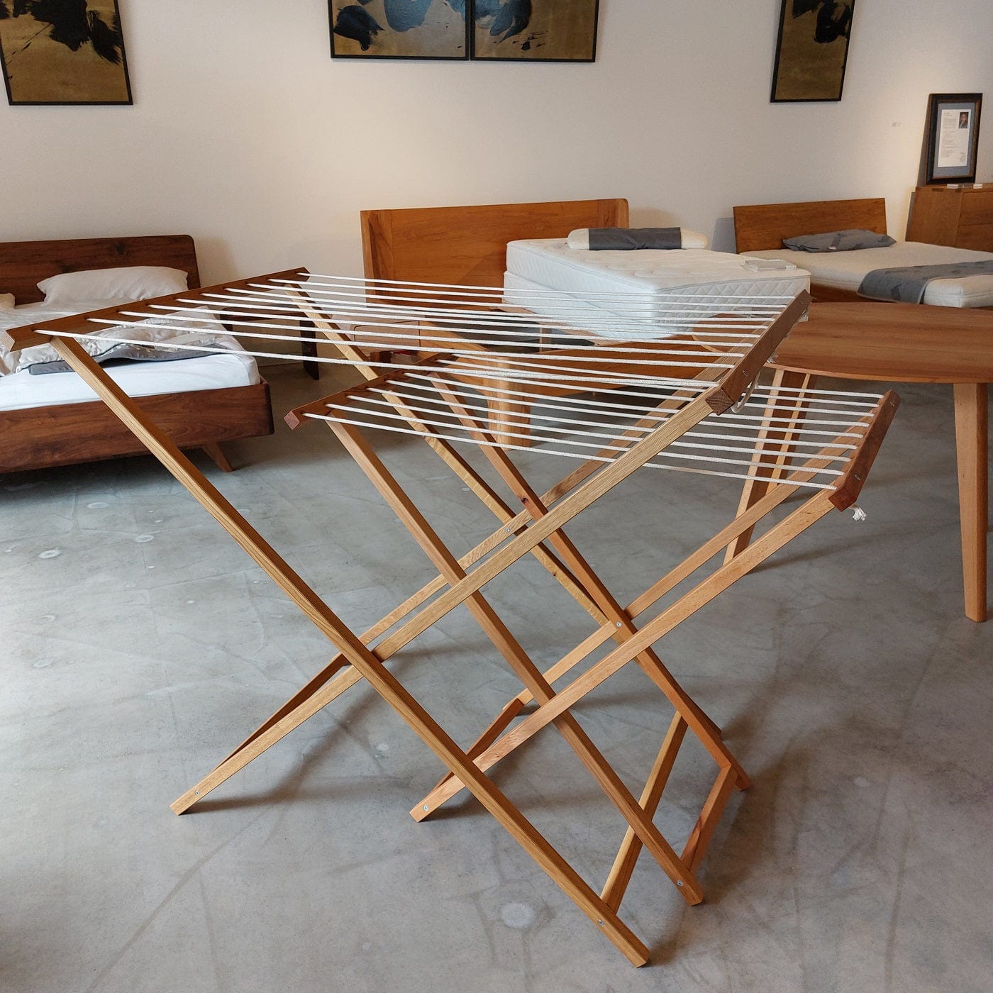 Holzmanufaktur Wäscheständer Franz Holz-Wäscheständer Kernbuche