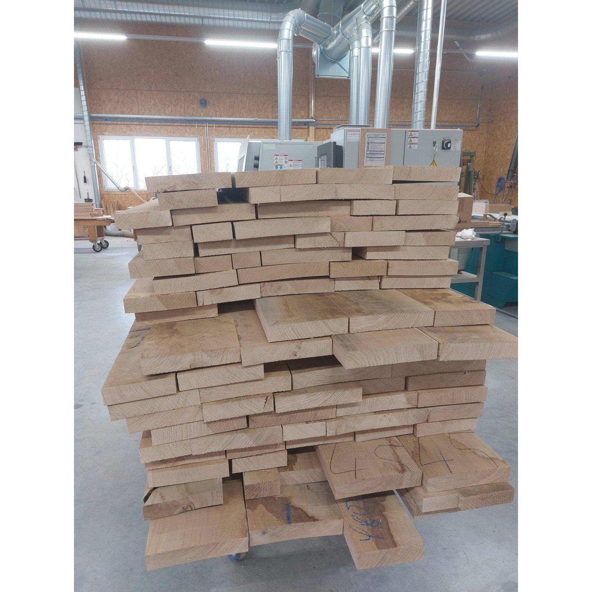 Eichenbrett gehobelt in verschiedenen Längen und Breiten, Stärke: 16 mm